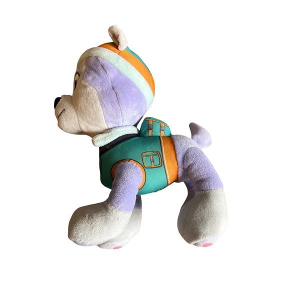 Spin Master Paw Patrol Everest Plush 8" Multicolor Fabric Eyes Hard Nose Toy - Picture 5 of 8